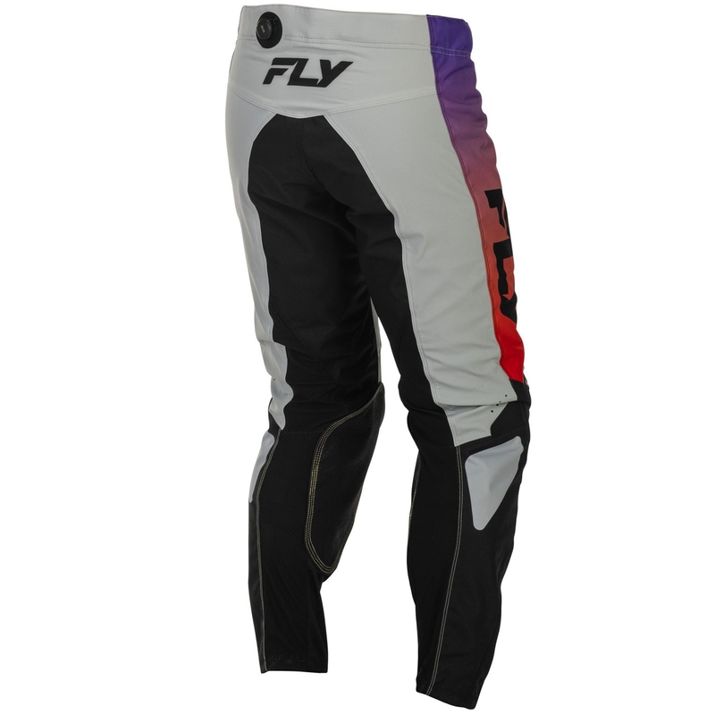 FLY Racing - USA Kinetic motokrossz nadrág szürke-piros-lila-fekete