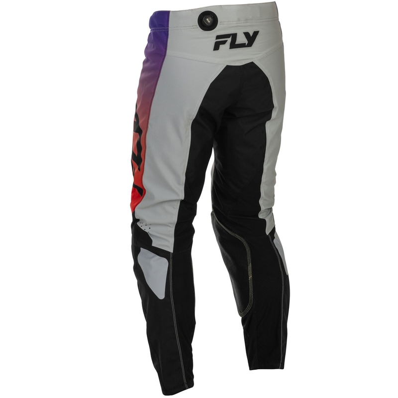FLY Racing - USA Kinetic motokrossz nadrág szürke-piros-lila-fekete