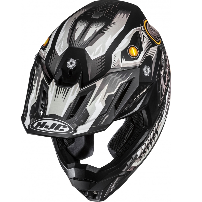 HJC C50 Mecha Beast MC5SF motokrossz bukósisak fekete-szürke