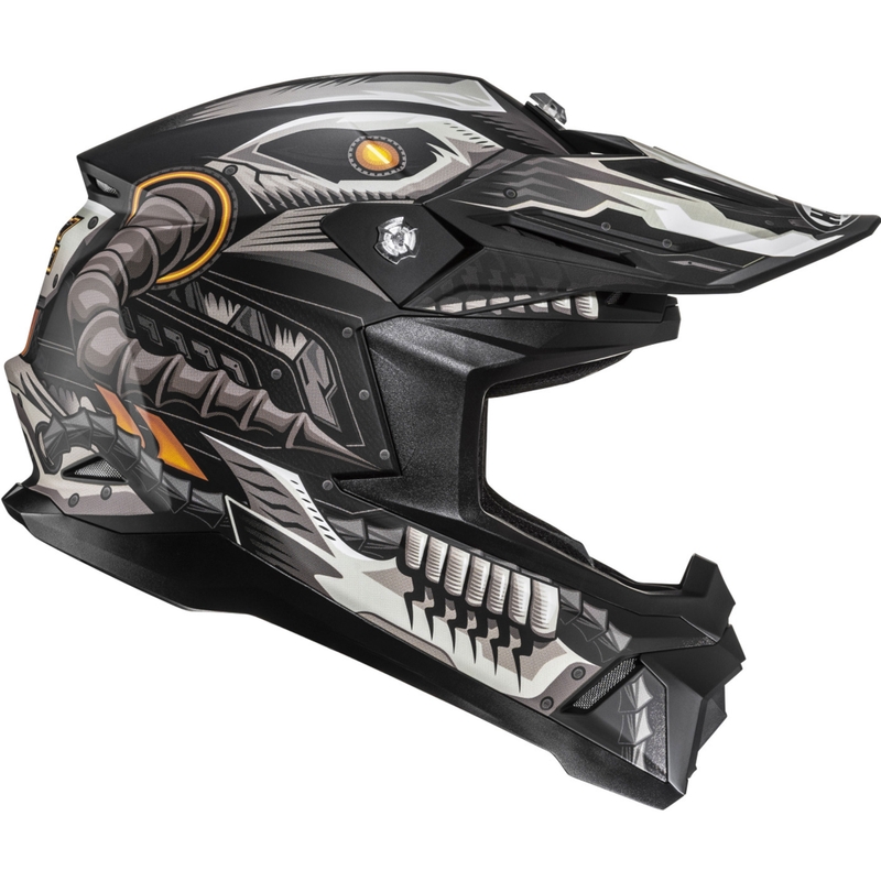 HJC C50 Mecha Beast MC5SF motokrossz bukósisak fekete-szürke