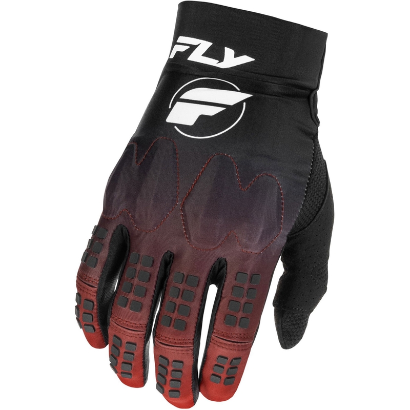 FLY Racing Evolution DST motokrossz kesztyű piros-fekete-szürke