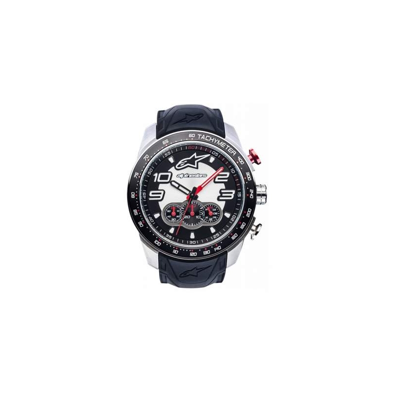 Alpinestars Tech Chrono Steel fekete-piros karóra