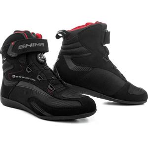 Shima Exo Vented női motoros cipő fekete-szürke-piros