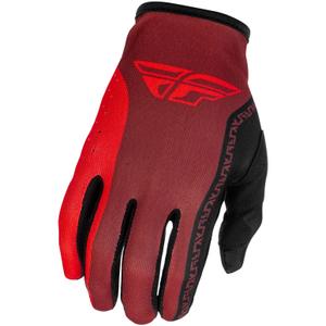 Motokrosové rukavice FLY Racing - USA Lite černo-červené