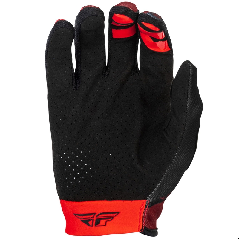 FLY Racing - USA Lite motokrossz kesztyű fekete-piros