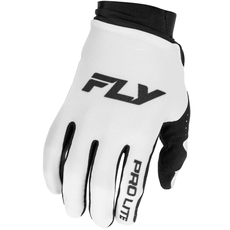 FLY Racing - USA Pro Lite motokrossz kesztyű fehér-fekete