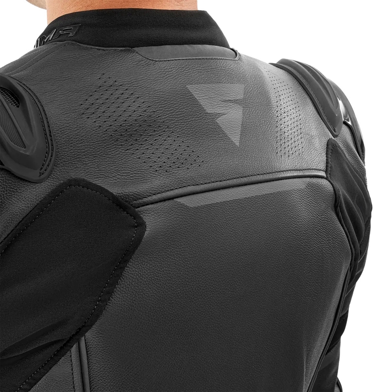Shima Bandit 2.0 motoros bőrkabát fekete-fekete