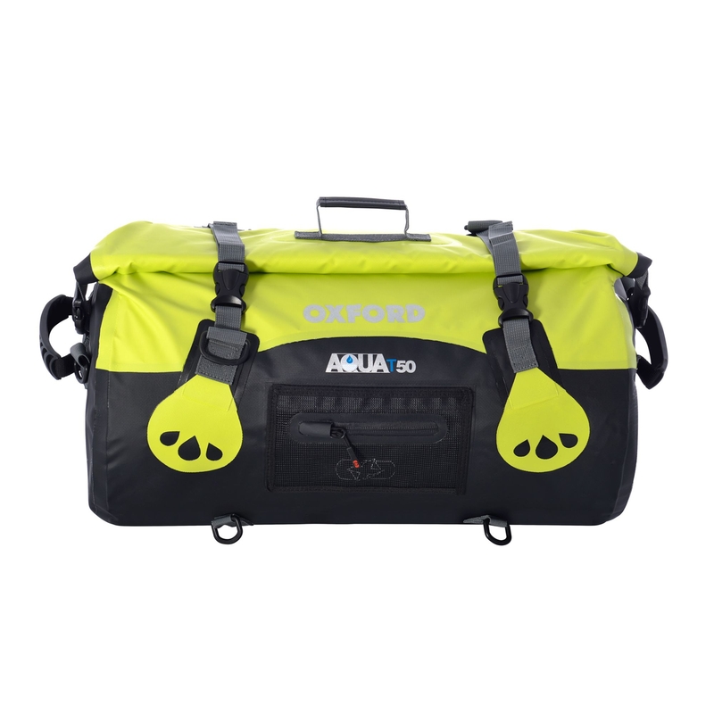 Vízálló táska Oxford Aqua50 Roll Bag fekete-fluo sárga