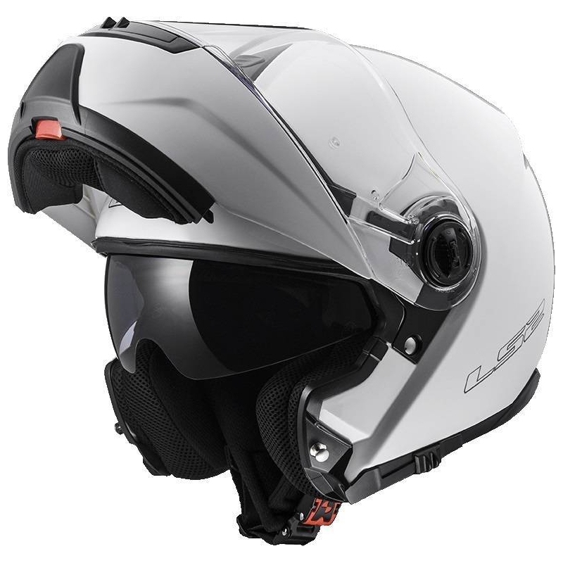Állból nyíló motoros sisak LS2 FF325 Strobe fehér kiárusítás