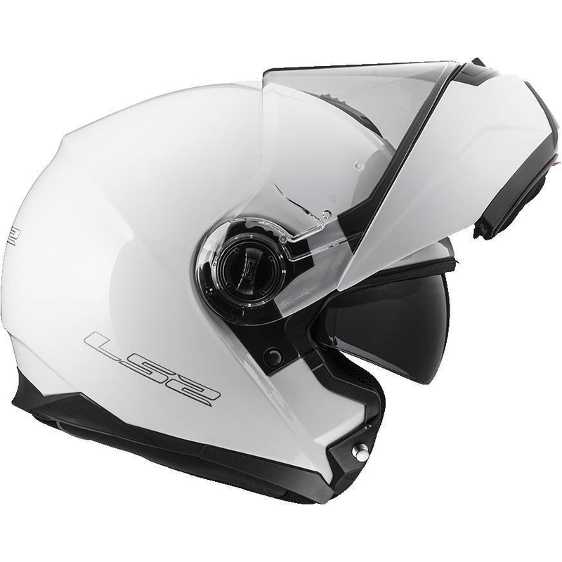 Állból nyíló motoros sisak LS2 FF325 Strobe fehér kiárusítás