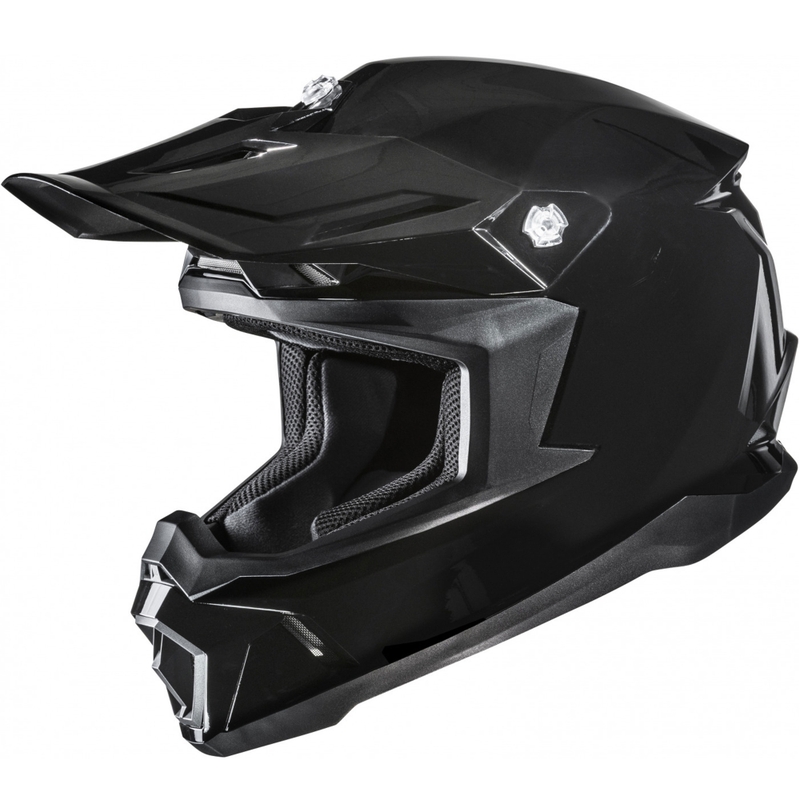 HJC C50 Solid motokrossz bukósisak metálfekete