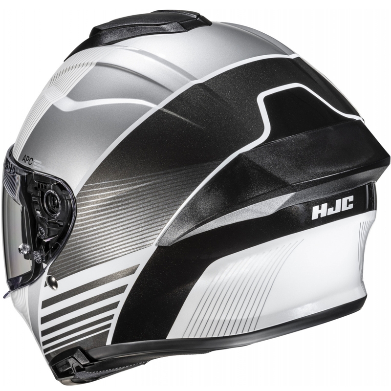 HJC C71 Morix MC5 zárt motoros bukósisak fekete-ezüst