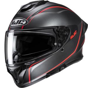 Integrální helma na motorku HJC C71 Quez MC1SF černo-červená