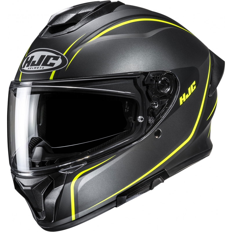 HJC C71 Quez MC3HSF zárt motoros bukósisak fekete-fluo sárga