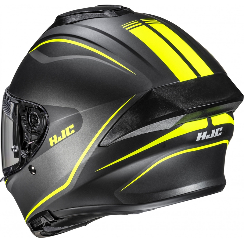 HJC C71 Quez MC3HSF zárt motoros bukósisak fekete-fluo sárga
