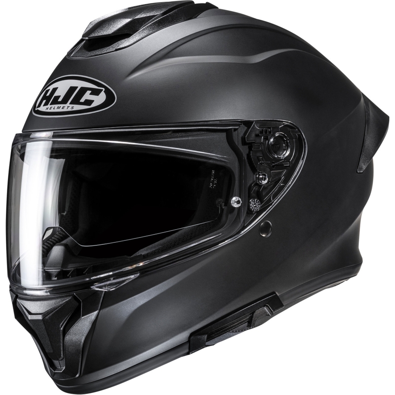 HJC C71 Solid zárt motoros bukósisak semi flat fekete