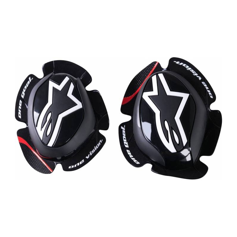 Térd csúszkák Alpinestars GP Pro Dynamics fekete-fehér-piros