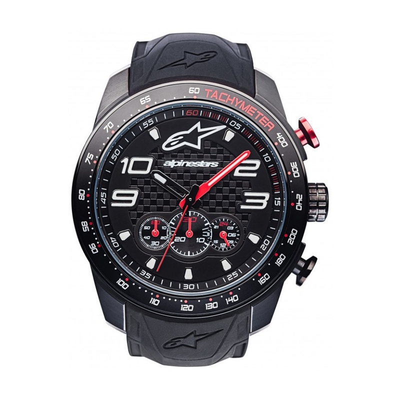 Alpinestars Tech Chrono PVD fekete-piros karóra