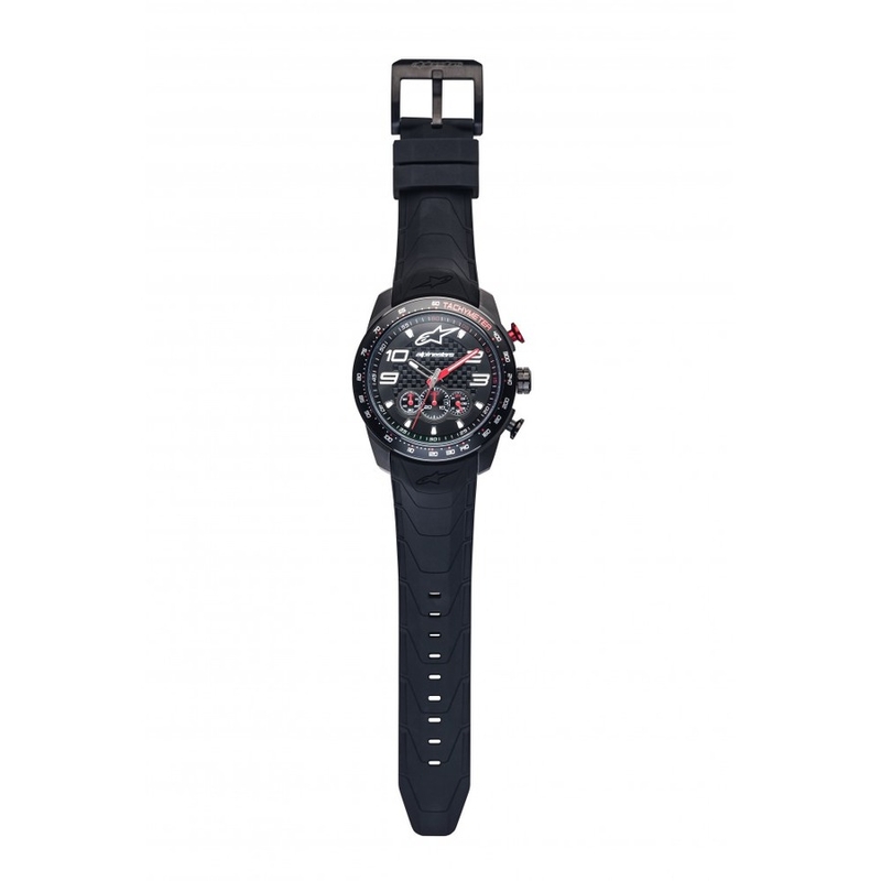 Alpinestars Tech Chrono PVD fekete-piros karóra