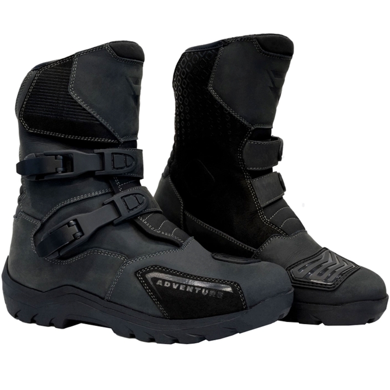 Street Racer Adventure Low WP motoros csizma fekete