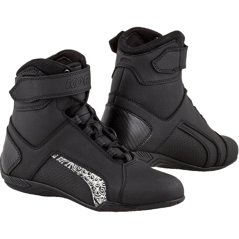 Kore Velcro 2.0 női motoros cipő fekete-fehér