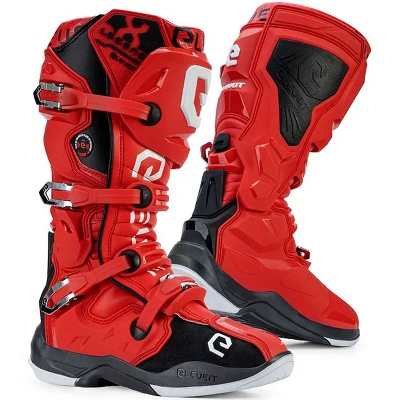 Eleveit X-Legend motoros csizma piros