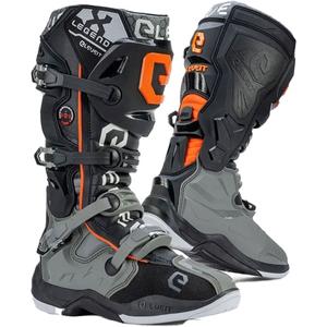 Eleveit X-Legend motoros csizma szürke-narancssárga