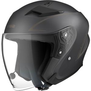 SENA Outstar S nyitott motoros bukósisak matt fekete