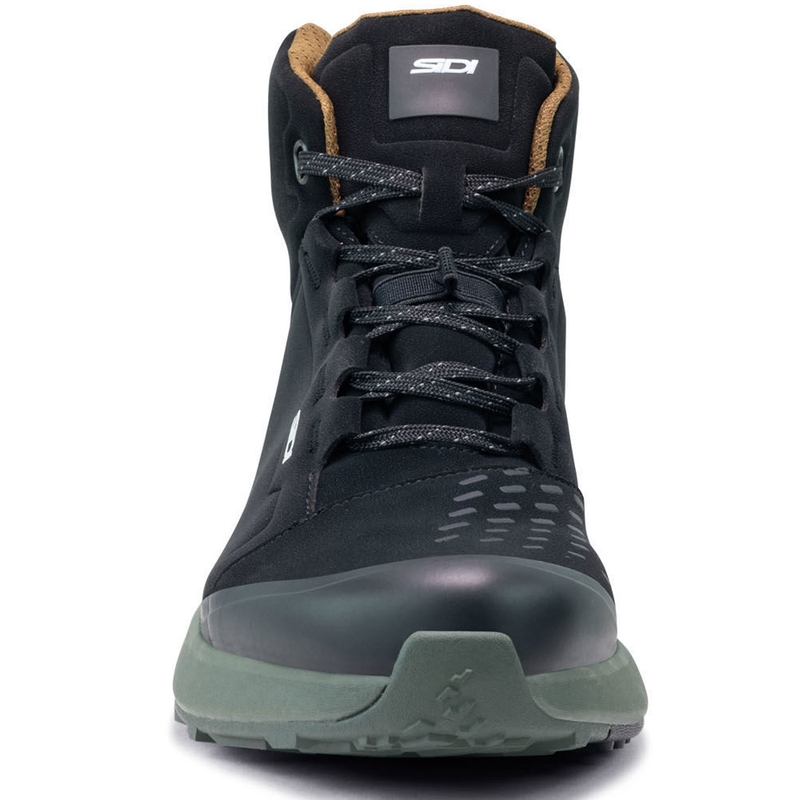 SIDI NUCLEUS Suede WP motoros cipő fekete-zöld