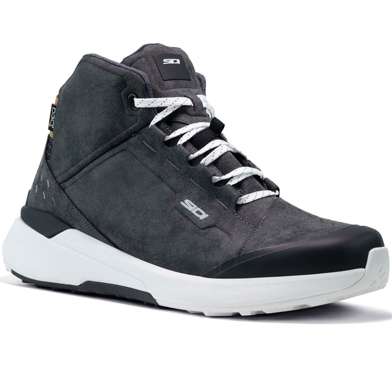 SIDI NUCLEUS Suede WP motoros cipő fekete-fehér
