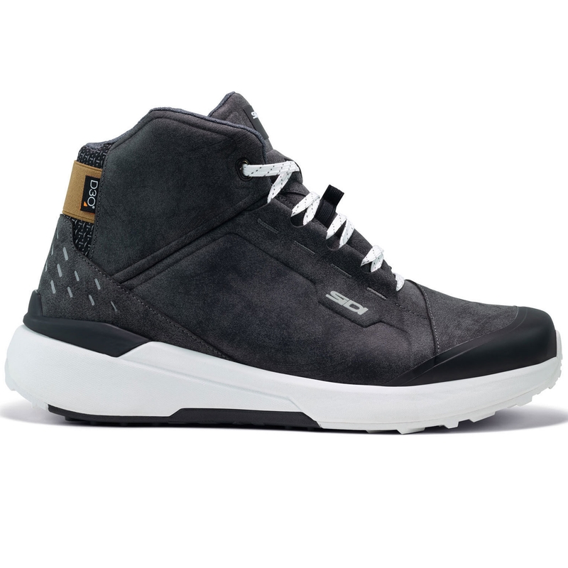 SIDI NUCLEUS Suede WP motoros cipő fekete-fehér