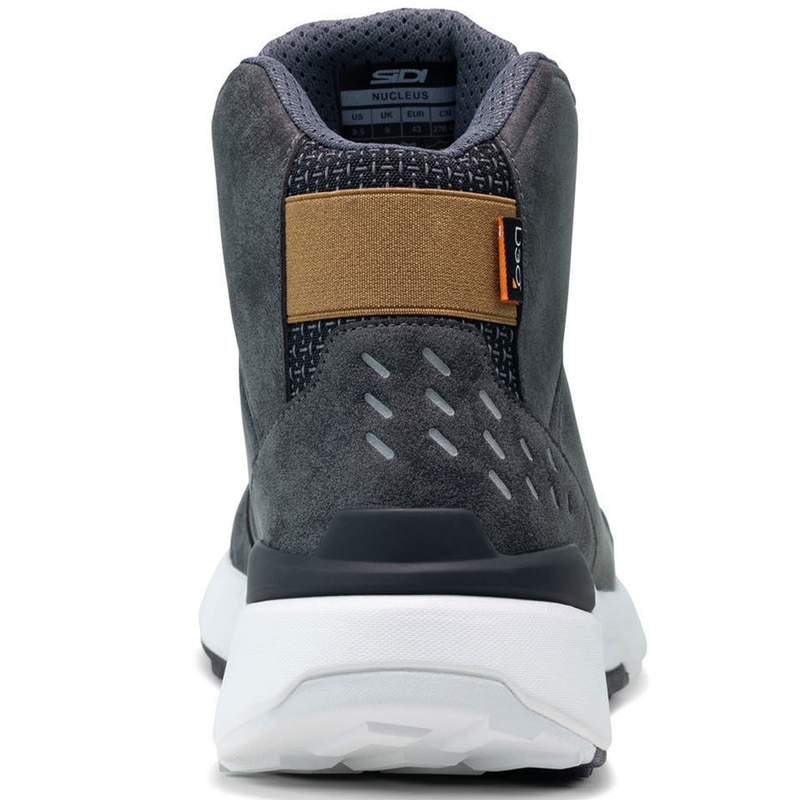 SIDI NUCLEUS Suede WP motoros cipő fekete-fehér
