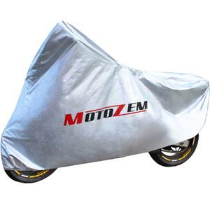 MotoZem motorkerékpár takaró ponyva - ezüstszínű