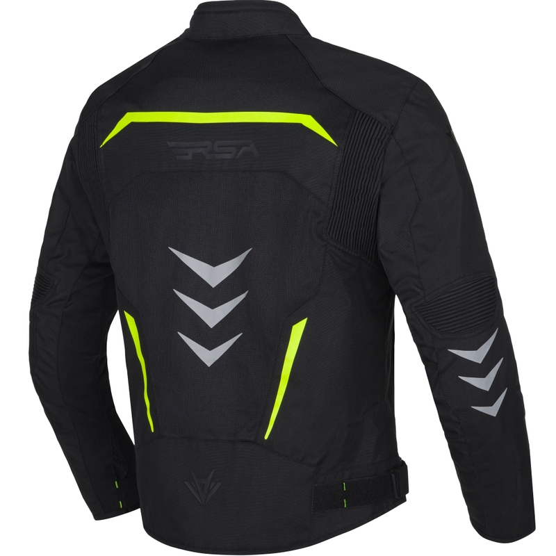 RSA Runway motoros kabát fekete-fluo sárga