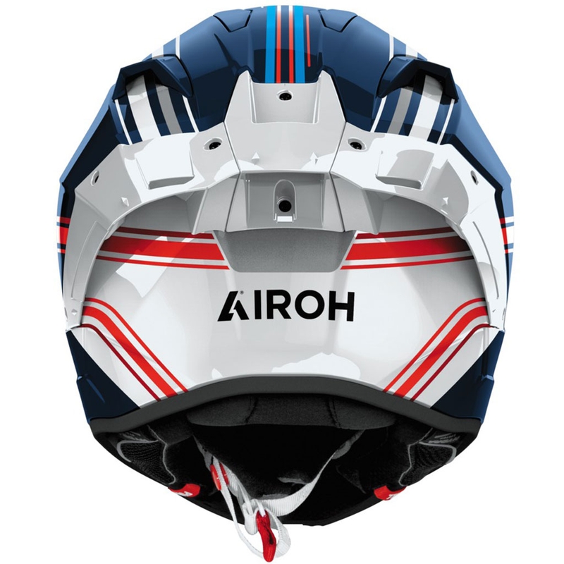 Airoh GP800 Hurricane zárt motoros bukósisak fényes kék-fehér