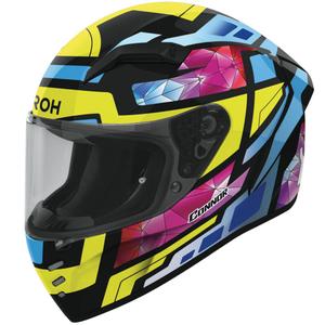 Integrální helma na motorku Airoh CONNOR Stellar lesklá žluto-modro-růžovo-černá