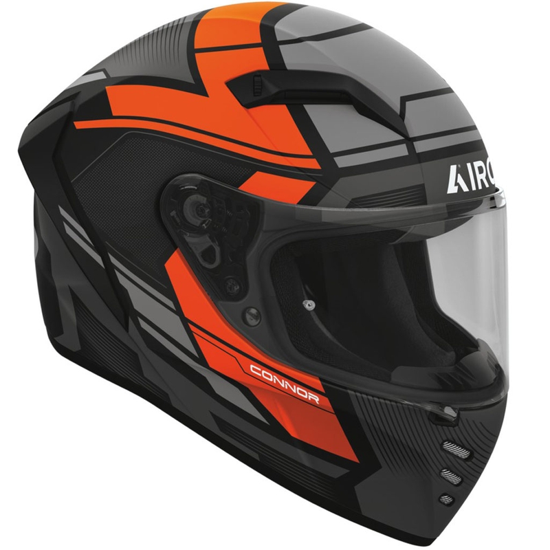 Airoh CONNOR Ego zárt motoros bukósisak matt narancssárga