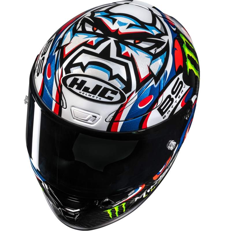 HJC RPHA 1 V2 CARBON Quartararo Le Mans III MC25 zárt motoros bukósisak multicolor