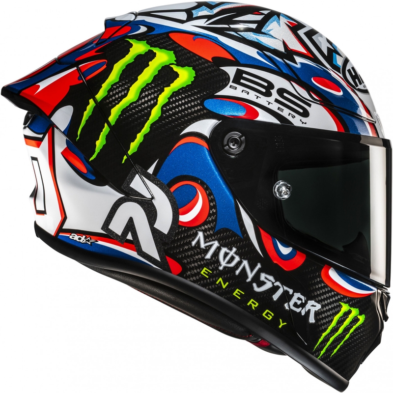HJC RPHA 1 V2 CARBON Quartararo Le Mans III MC25 zárt motoros bukósisak multicolor
