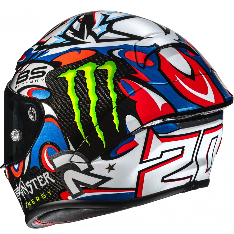 HJC RPHA 1 V2 CARBON Quartararo Le Mans III MC25 zárt motoros bukósisak multicolor