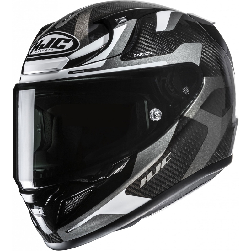 HJC RPHA 12 CARBON Xentra MC5 zárt motoros bukósisak fekete–szürke