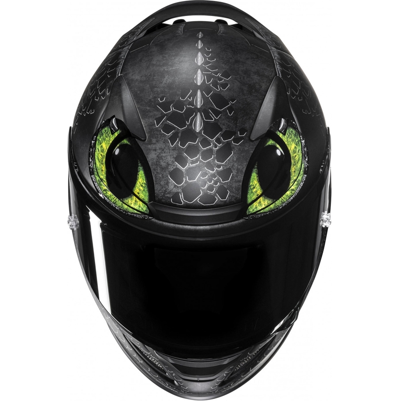 Integrální helma na motorku HJC RPHA 12 Toothless II Universal MC4SF černá