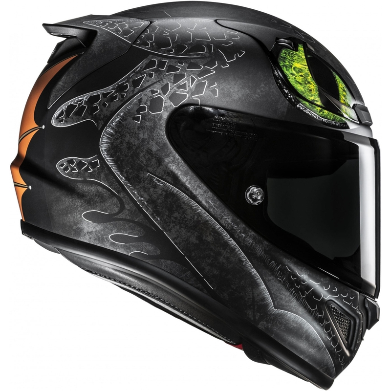 Integrální helma na motorku HJC RPHA 12 Toothless II Universal MC4SF černá