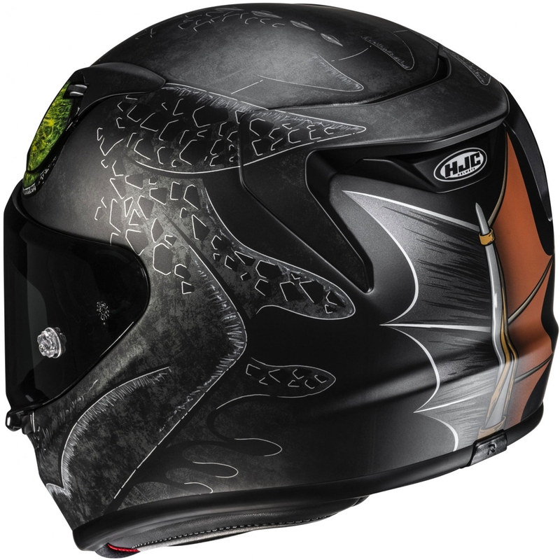 Integrální helma na motorku HJC RPHA 12 Toothless II Universal MC4SF černá