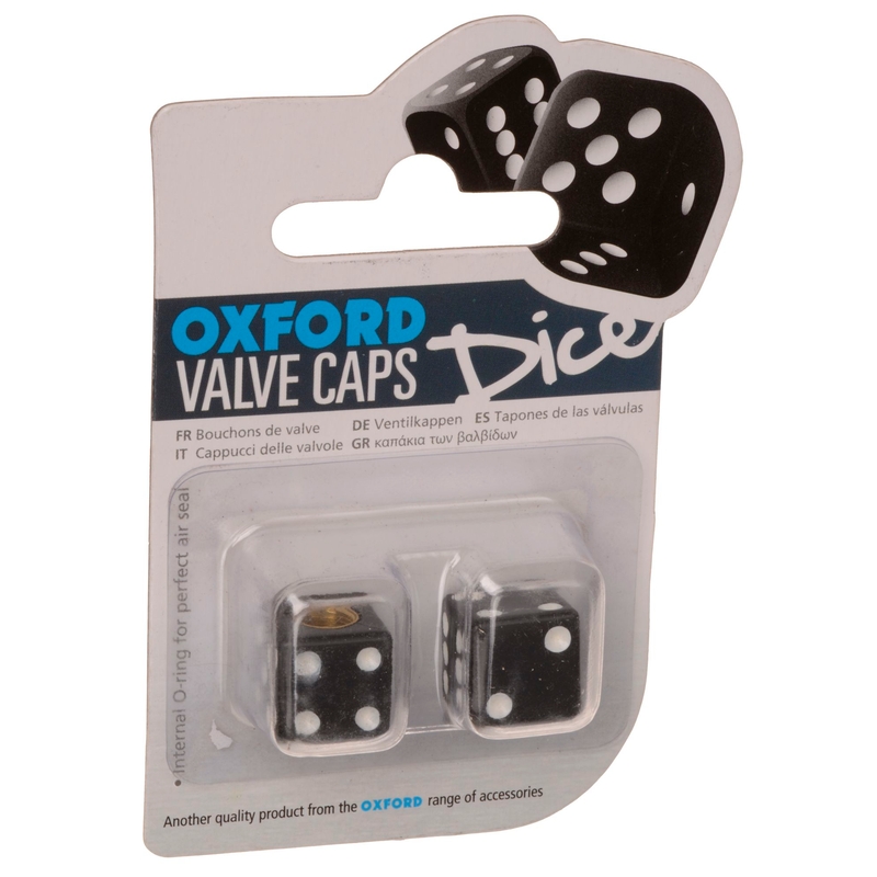 Oxford Lucky Dice szelepsapkák fekete