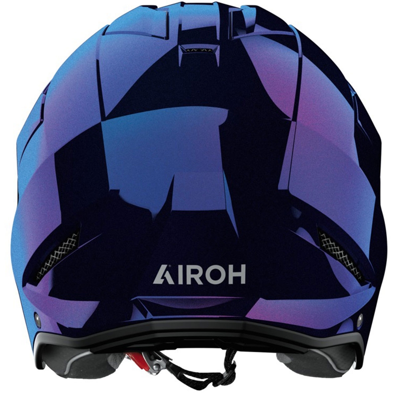 Airoh Kombakt Shimmer trial motoros bukósisak fényes lila-kék
