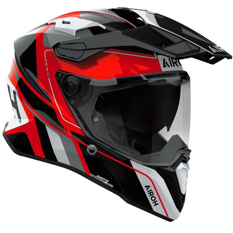 Airoh Commander 2 Skip enduro bukósisak fényes piros