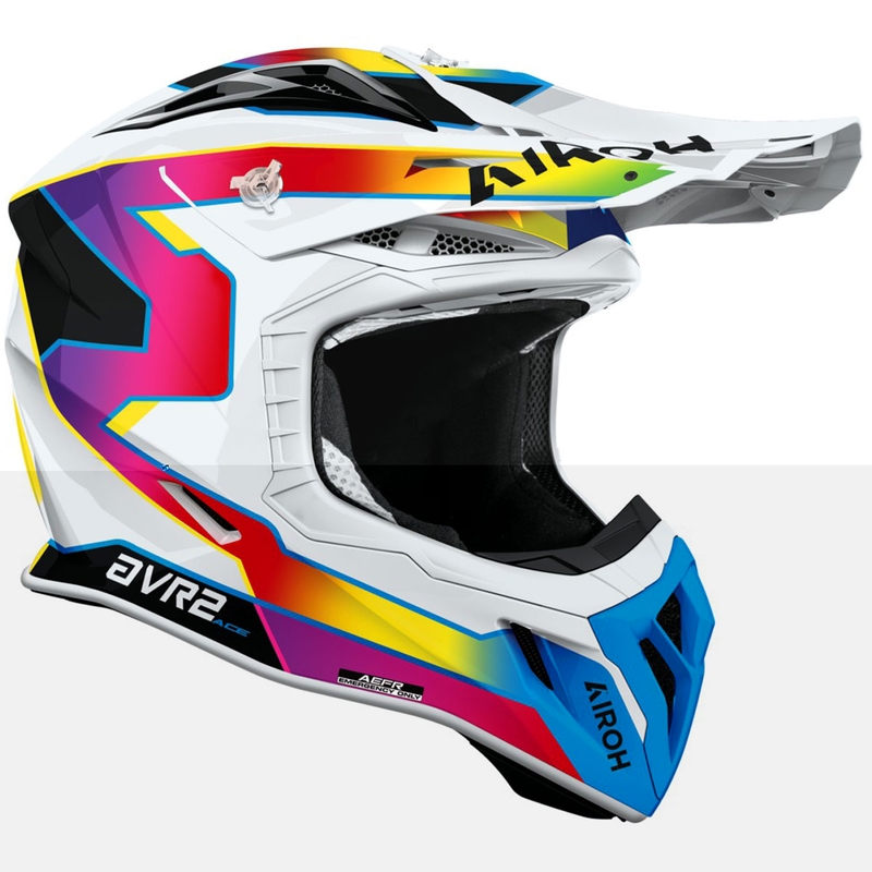 Airoh Aviator ACE 2 Sunrise motokrossz bukósisak fényes többszínű