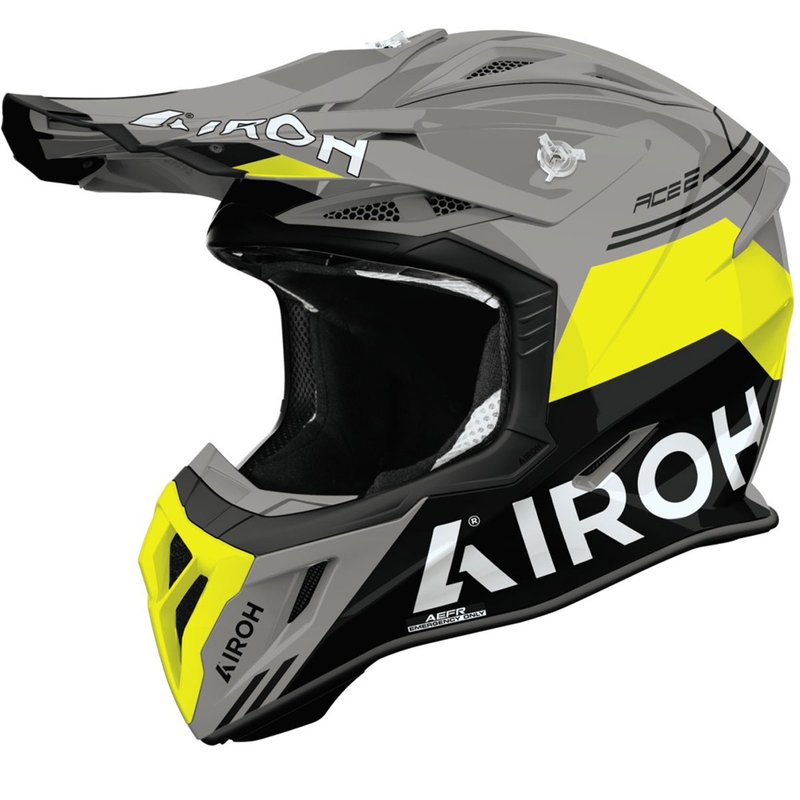 Airoh Aviator ACE 2 Fury motokrossz bukósisak fényes sárga