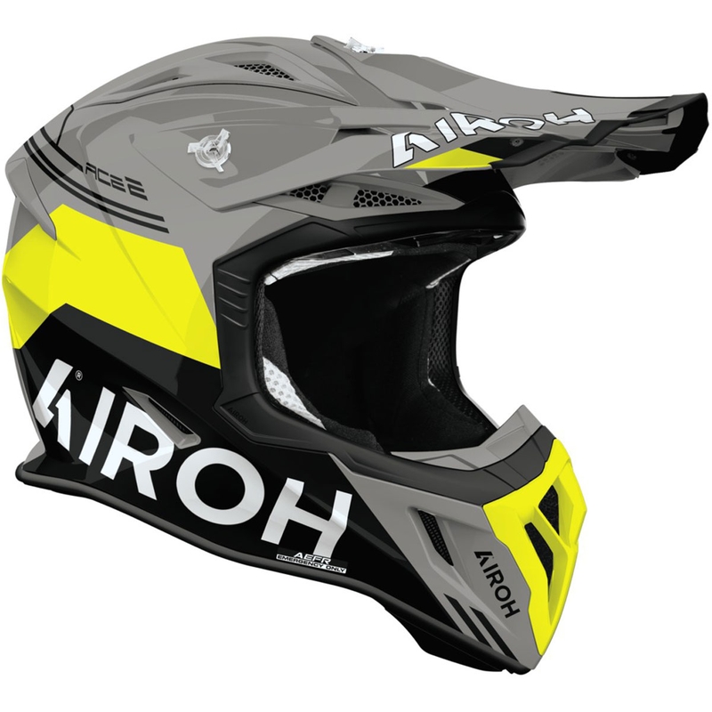 Airoh Aviator ACE 2 Fury motokrossz bukósisak fényes sárga